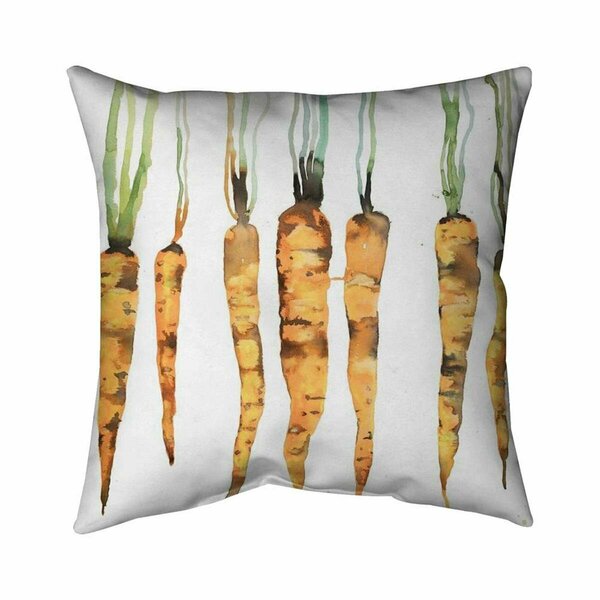 Begin Home Decor 20 x 20 in. Freshly Picked Carrots-Double Sided Print Indoor Pillow 5541-2020-GA107
